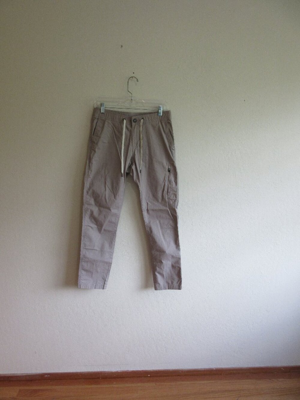 VUORI Mauve S Casual Cotton/Elastane Drawstring Waist Pants